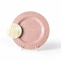 Coton Colors Red Small Dot Big Entertaining Round Platter