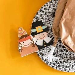 Coton Colors Happy Everything By Coton Colors First Thanksgiving Pilgrim & Indian Big Attachment