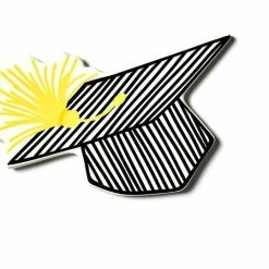 Coton Colors Striped Graduation Cap Mini Attachment