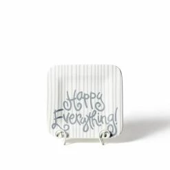 Coton Colors Happy Everything By Coton Colors Stone Skinny Stripe Happy Everything Mini Platter