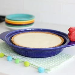 Fiesta Twilight Pie Plate With Nora Fleming Pitcher Mini FIESTA02